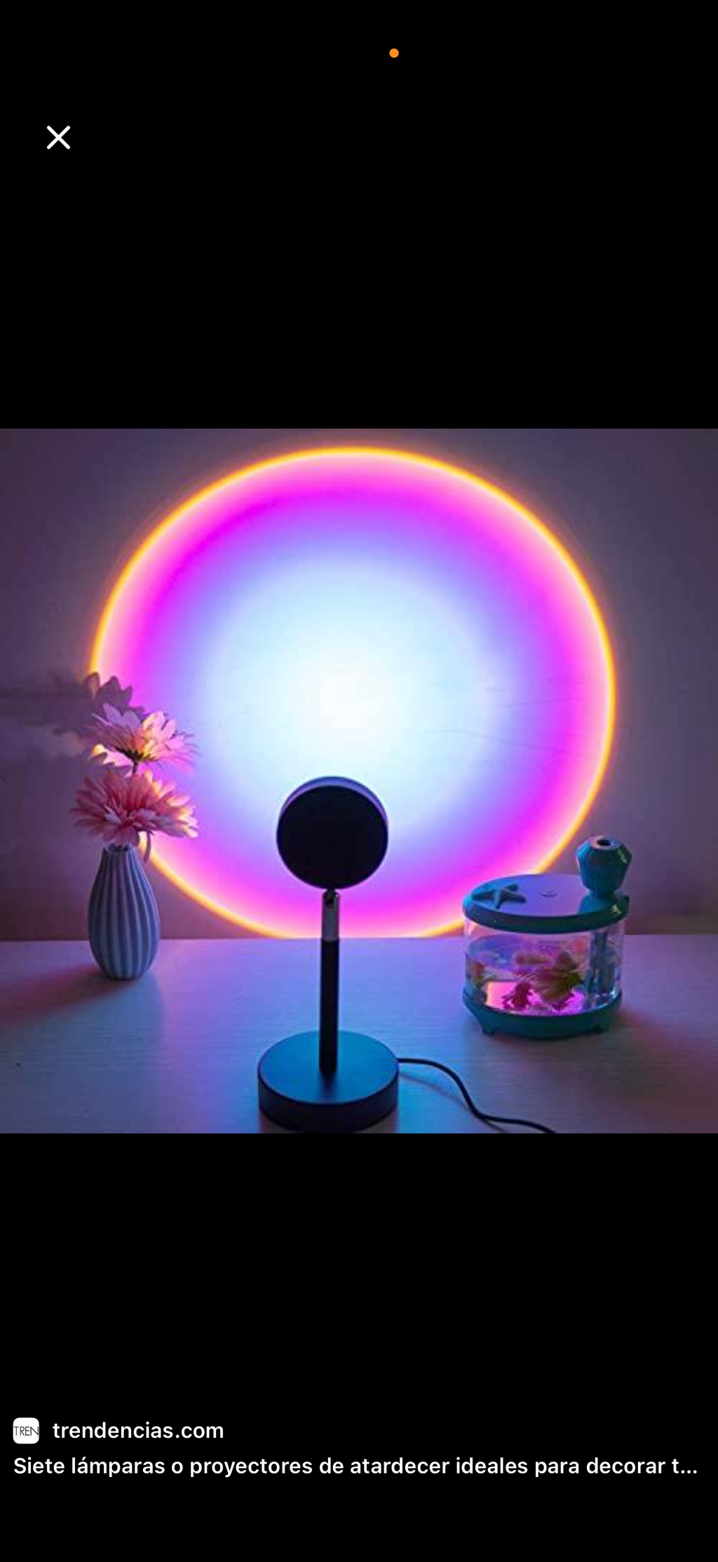LED sunset Lamp
