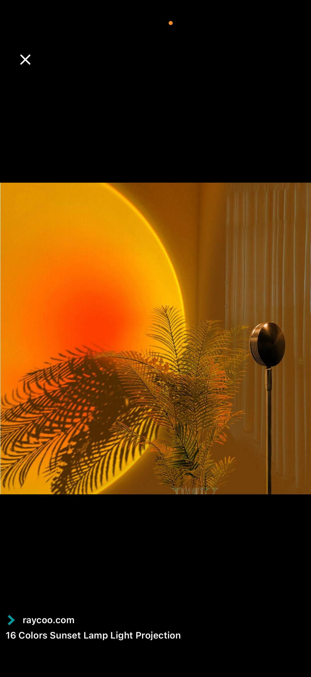 LED sunset Lamp